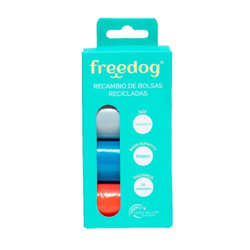 Freedog Bolsas Recicladas Pack 4 uds