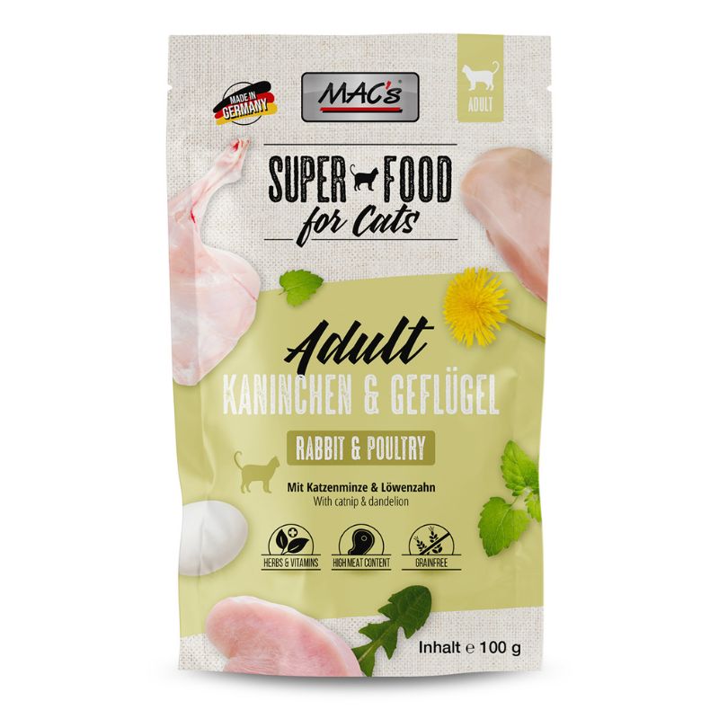 MAC's Sobre Conejo y Ave de Corral 100g