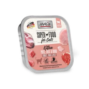 MAC's Tarrina Kitten Pavo, Pato y Ternera 100g