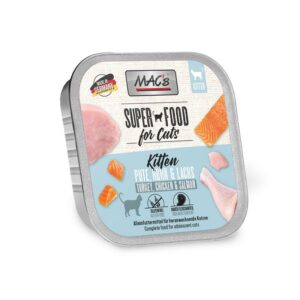 MAC's Tarrina Kitten Pavo, Pollo y Salmón 100g