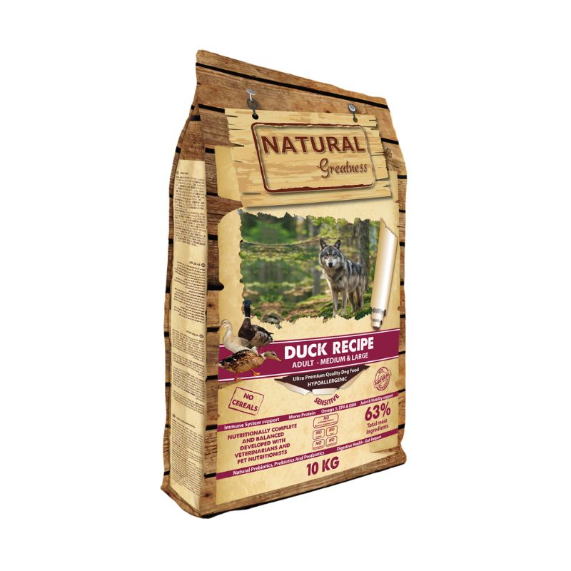 Natural Greatness Pienso de Pato para Perros (Adultos)