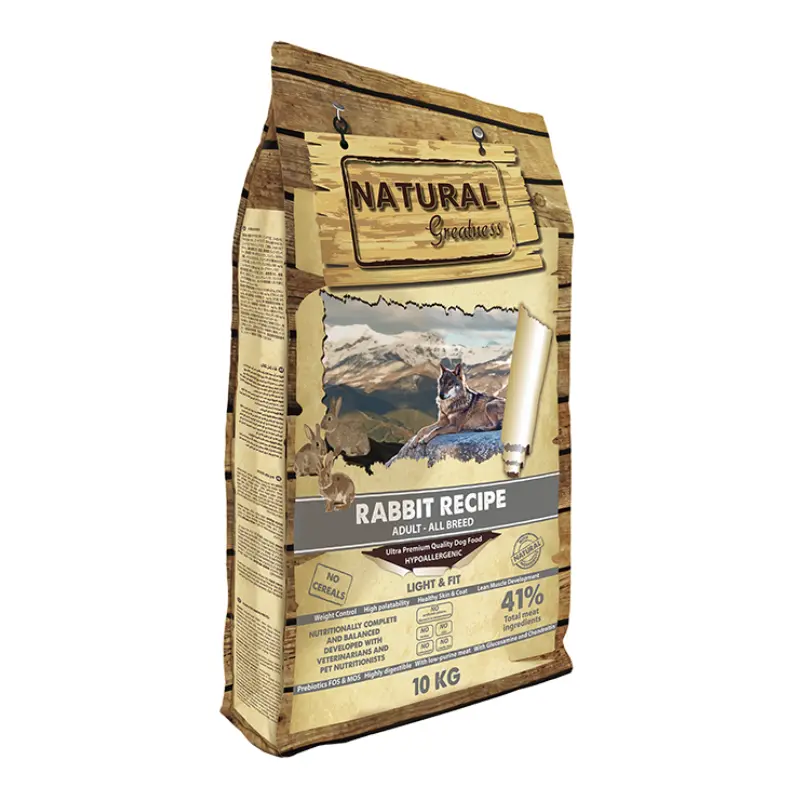 Natural Greatness RECETA DE CONEJO para Perros