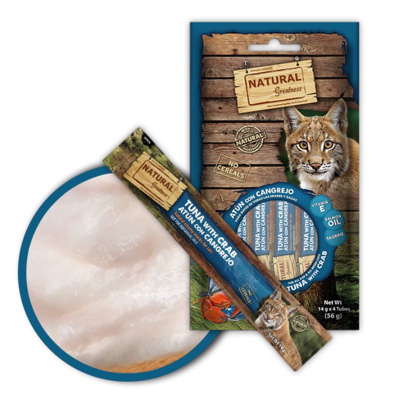 Natural Greatness Snacks Cremoso Atún con Cangrejo