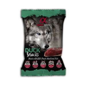 alpha spirit snack pato perro 50g