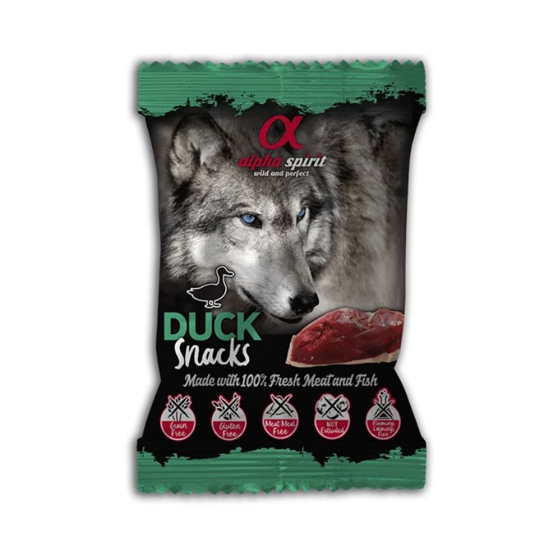 alpha spirit snack pato perro 50g alpha spirit snack pato perro 50g