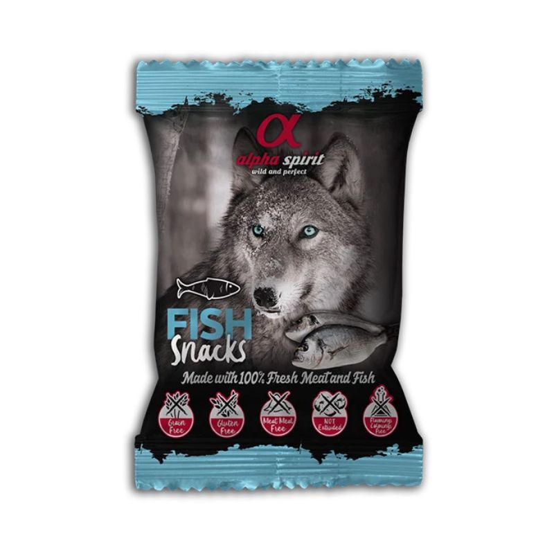 alpha spirit snack pescado perro 50g