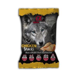 alpha spirit snack pollo perro 50g