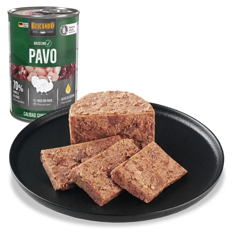 belcando baseline pavo 400g textura