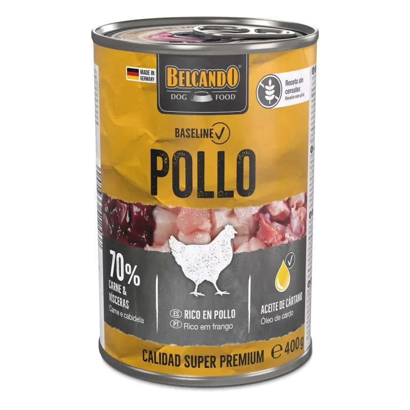 Belcando Baseline Lata de Pollo 400g Lata Belcando Baseline de Pollo 400g