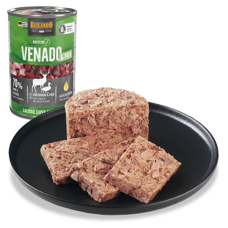 belcando baseline venado y pato 400g textura