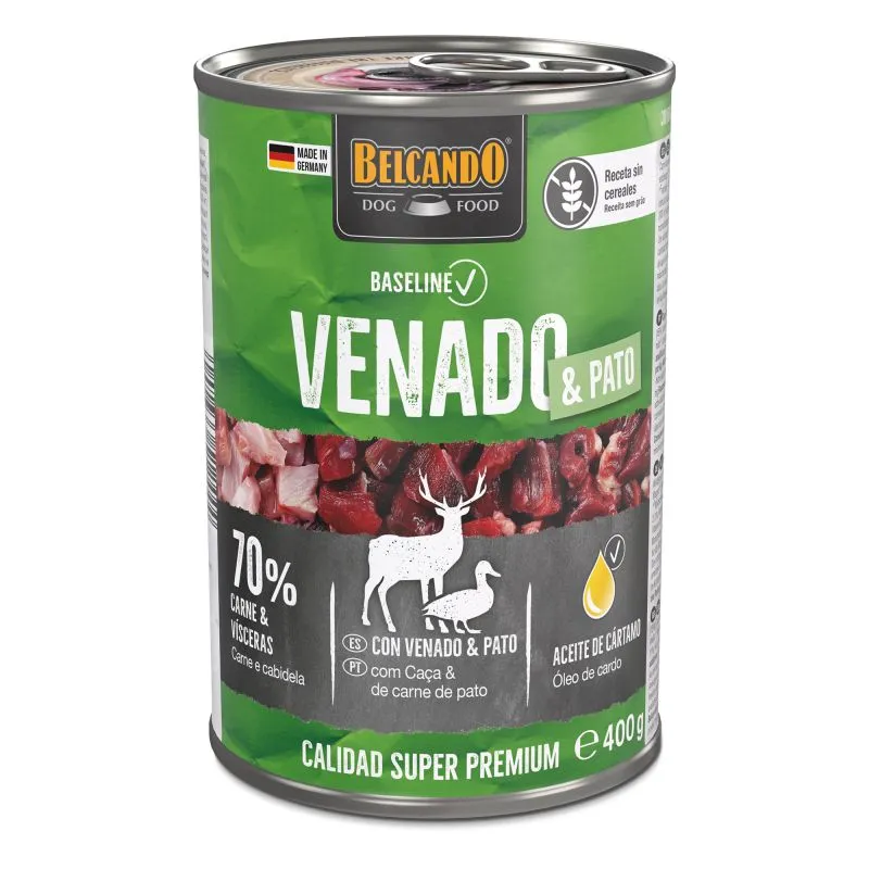 belcando baseline venado y pato 400g