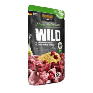 belcando sobre venado con mijo y arándanos perros 125g