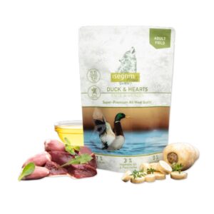 isegrim sobre pato y corazones perros 410g