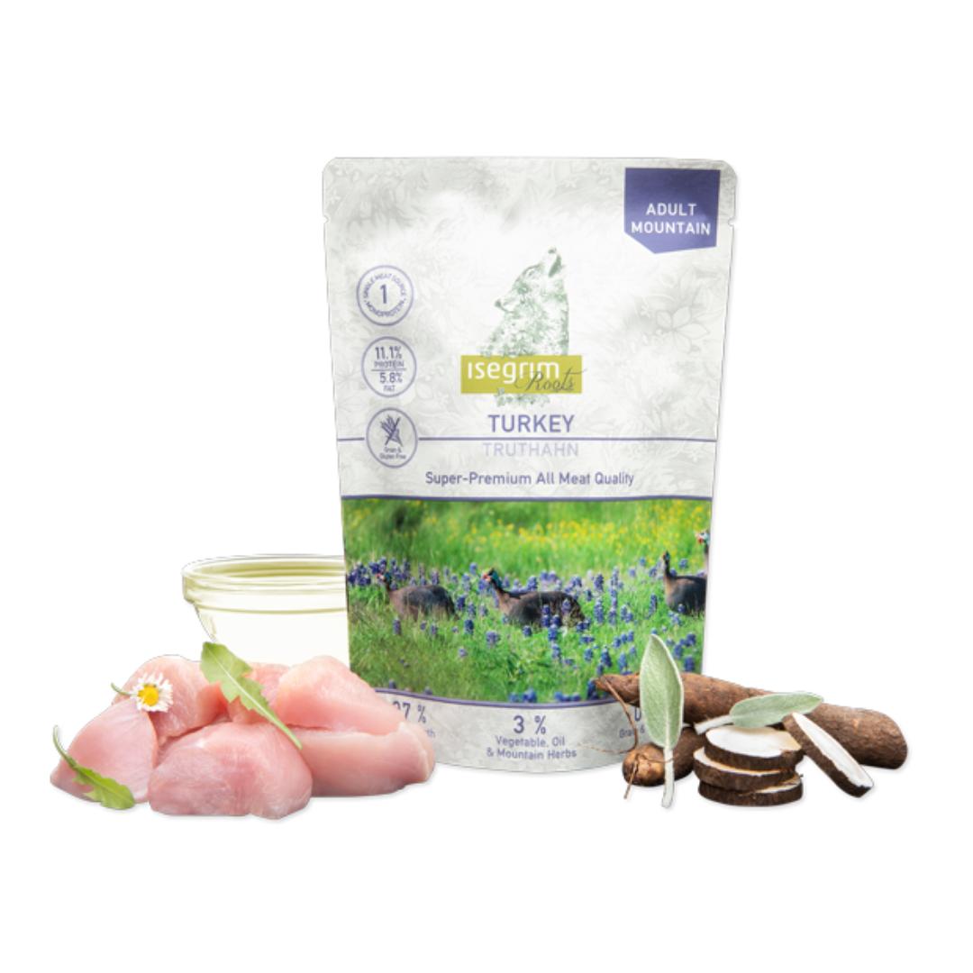 isegrim sobre pavo para perros 410g