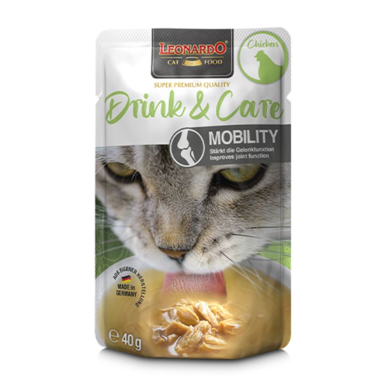 leonardo drink mobility de pollo gatos 40g