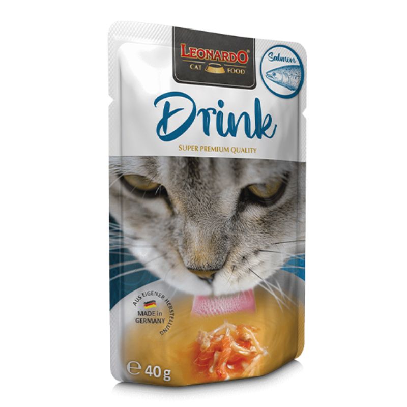leonardo drink salmón gatos 40g