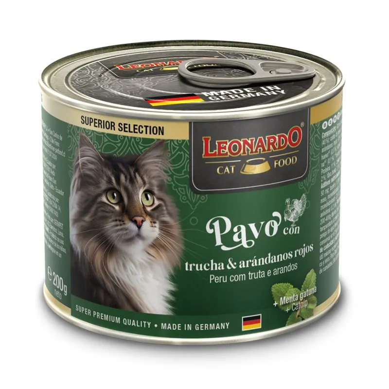 leonardo lata pavo, trucha y arándanos - Superior Selection