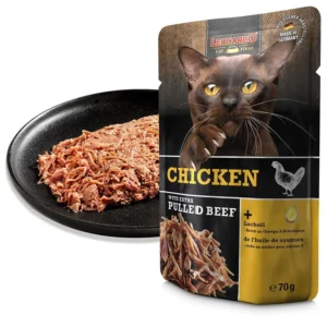 leonardo pollo + pulled beef 70g textura