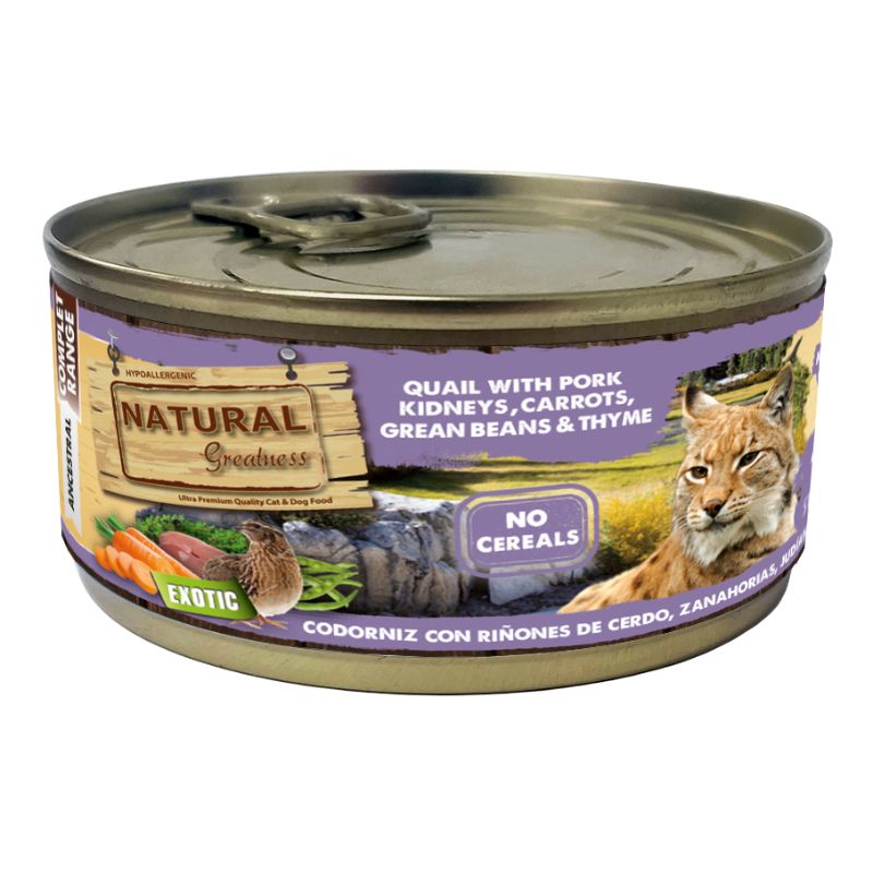 natural greatness lata codorniz 170g natural greatness lata codorniz 170g