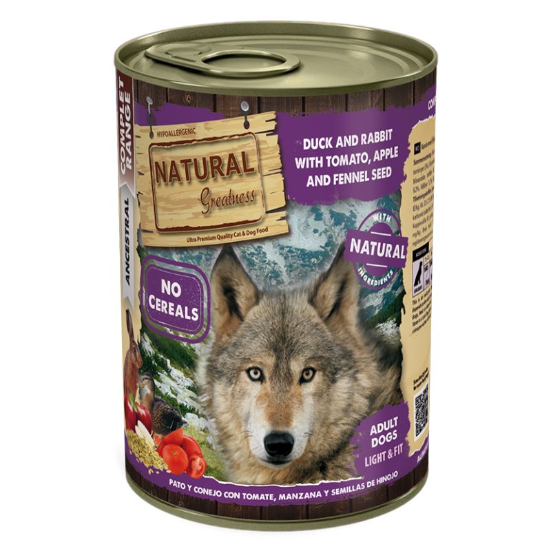 ng lata perros pato y conejo 400g