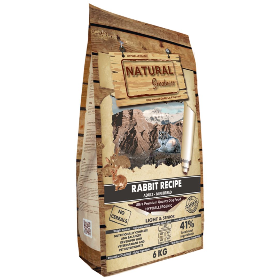 pienso perro natural greatness conejo mini