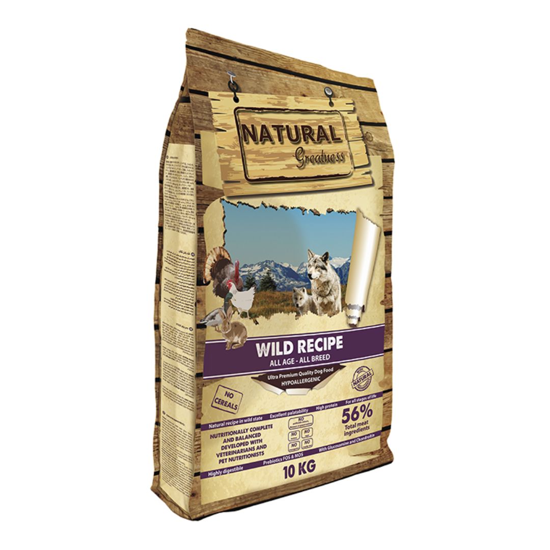 pienso perro natural greatness receta salvaje