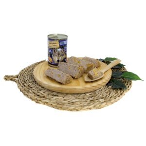 textura ng lata perros pavo y salmón 400g