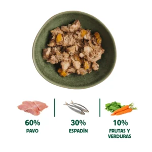 textura wild balance lata pescado blanco y pavo 400g