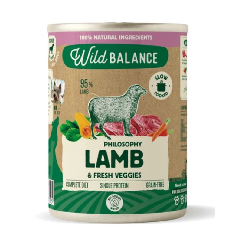 wb lata perros cordero 400g